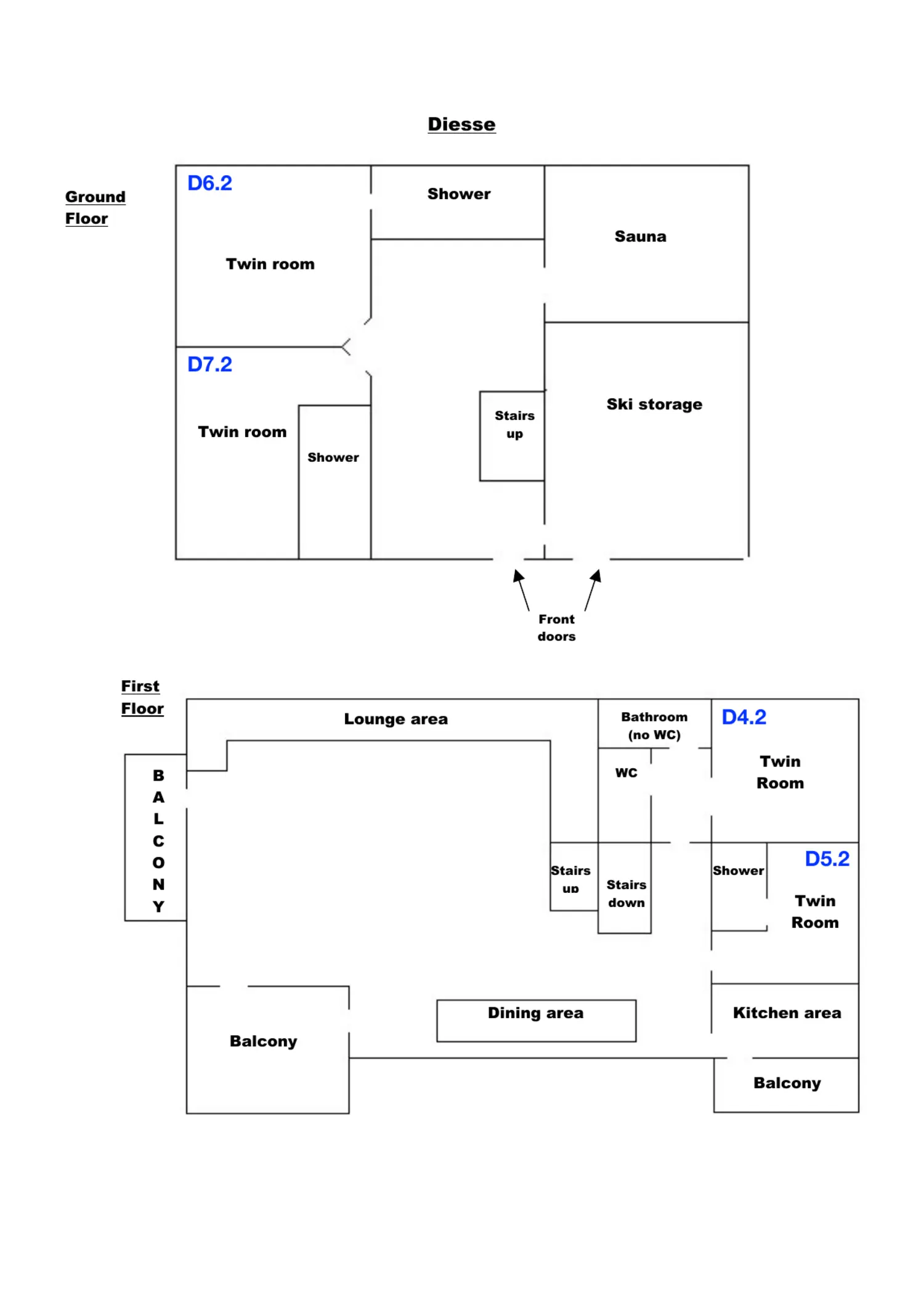 Diesse — floor plan 1